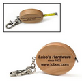 Maple Key Chain with Tape Measure